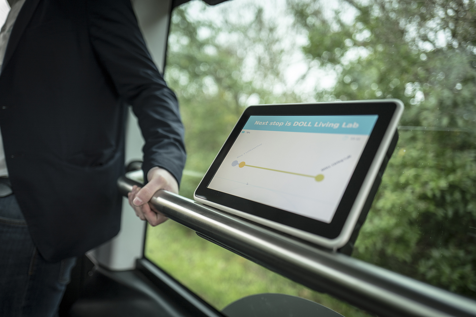 Autonomus bus in Albertslund