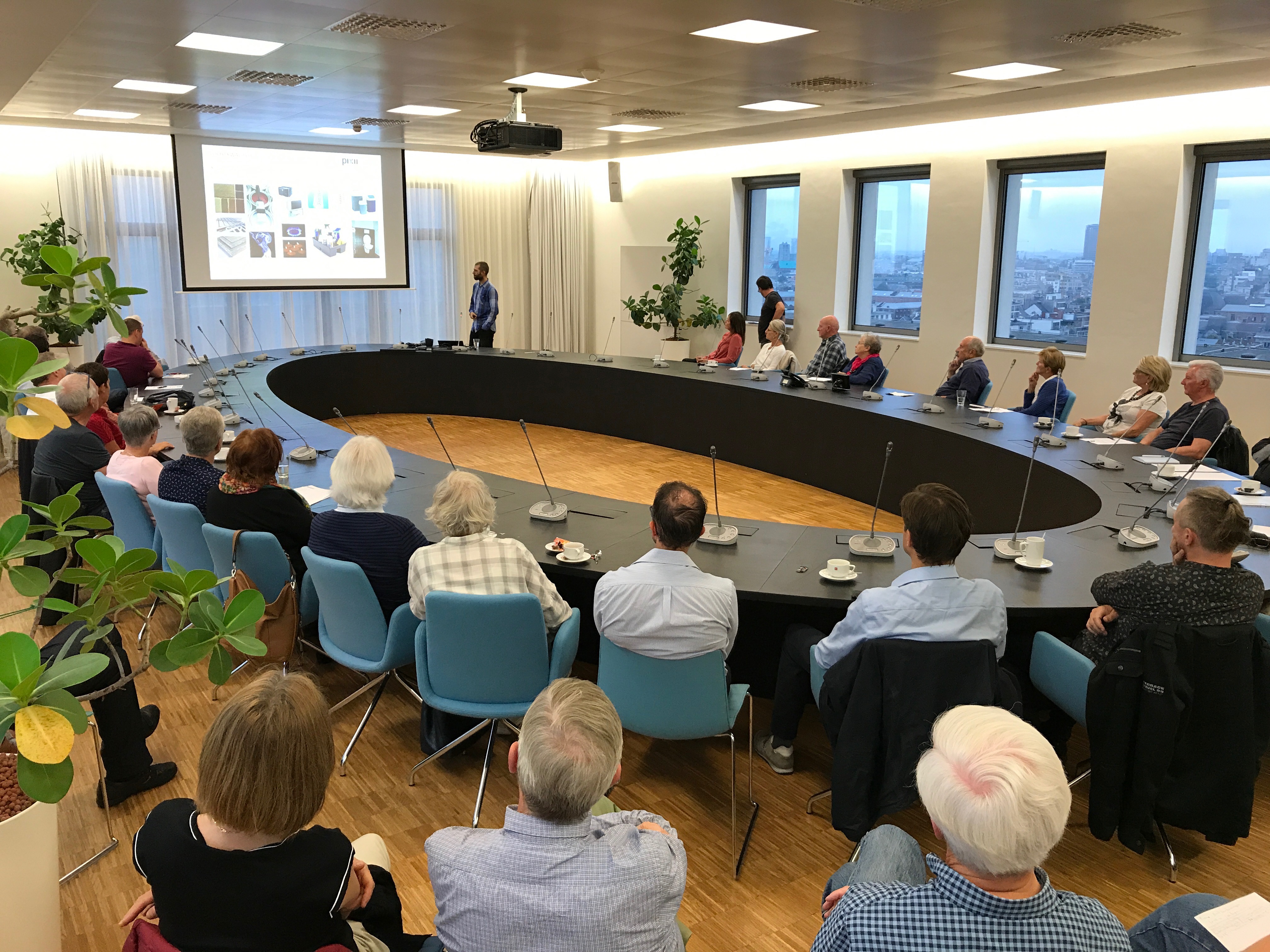 Meeting with residents