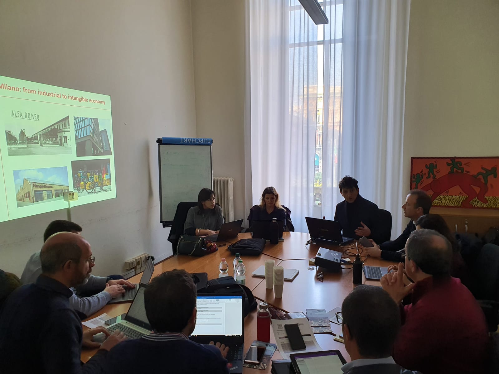 Meeting at Milan Municipality premises