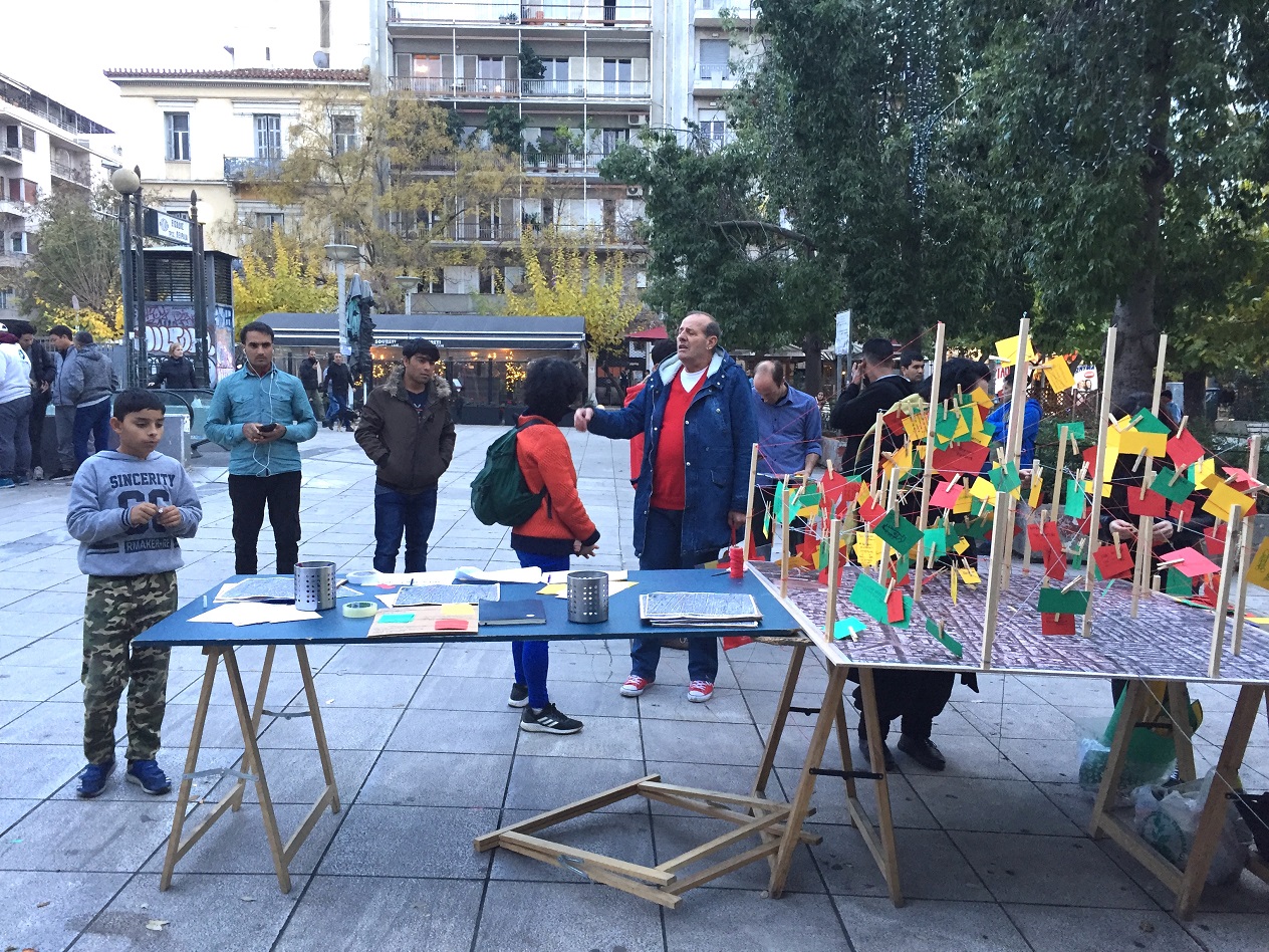 Neighbourhood mapping event, Athens