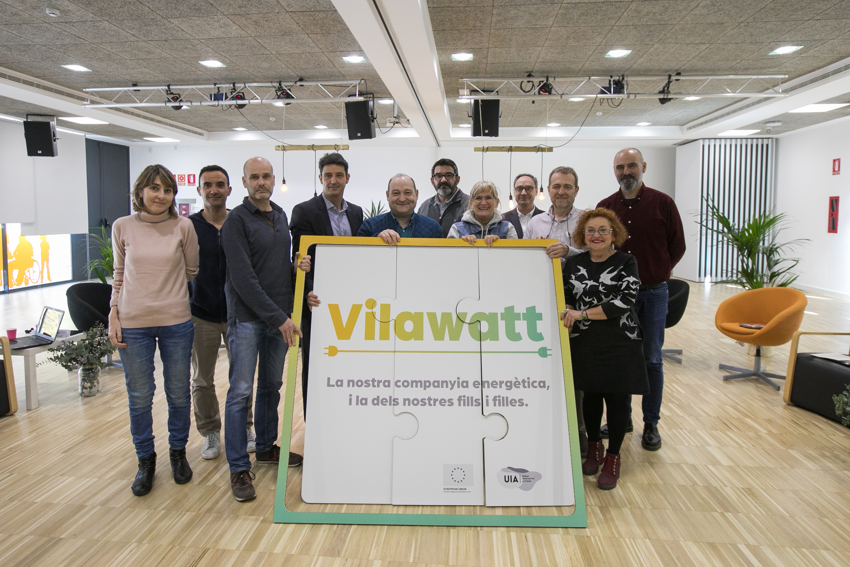 Viladecans City Council, AMB, the citizen organisation and the business association for energy transition set up Vilawatt Consortium 