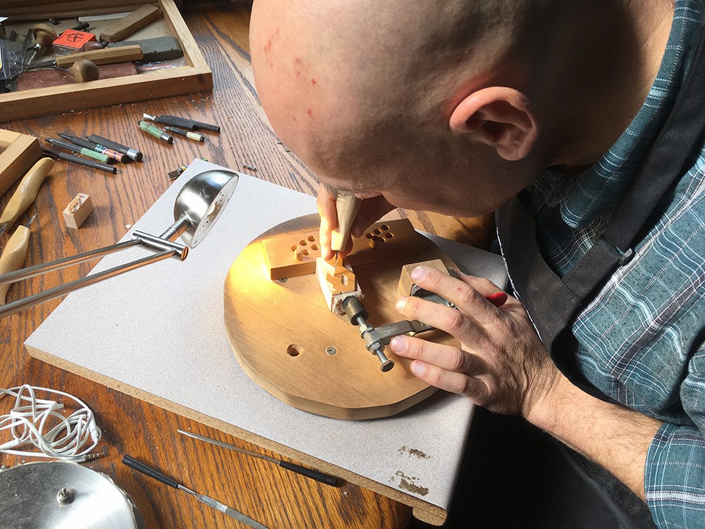 Trimming wooden letters