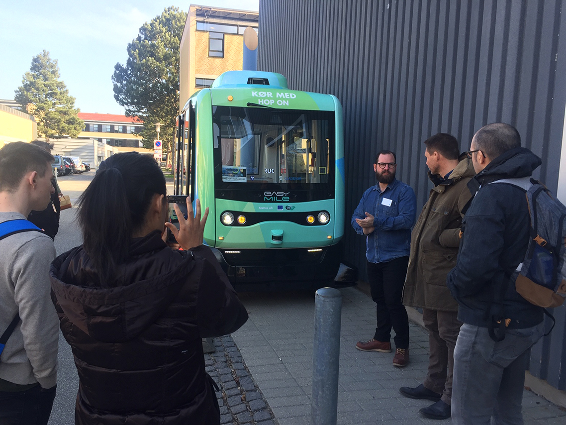 A newly developed app will collect data from 500 passengers testing self-driving shuttles at DTU in the LINC project