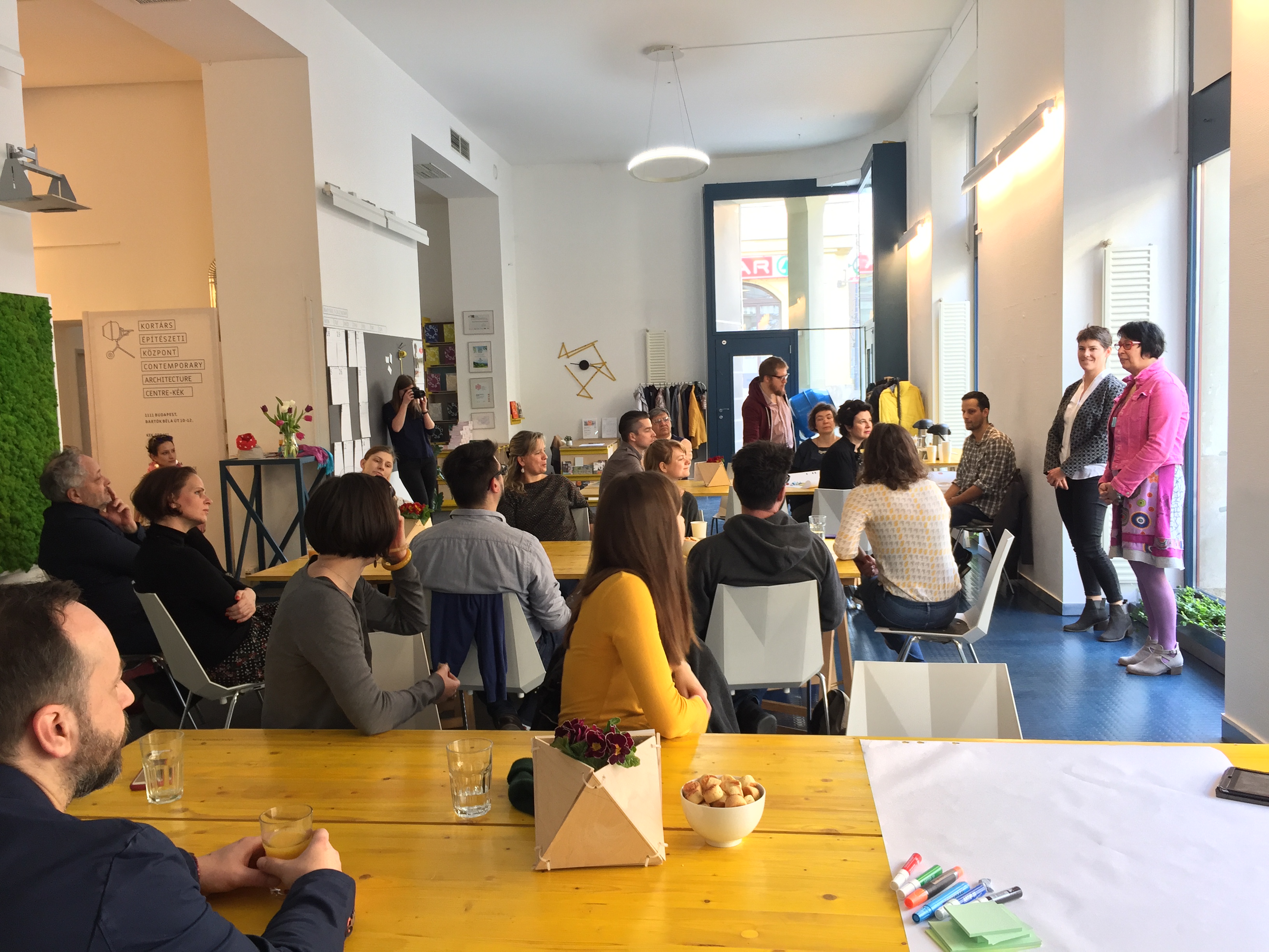 Local cultural mapping workshop in KÉK. Photo by Levente Polyak 