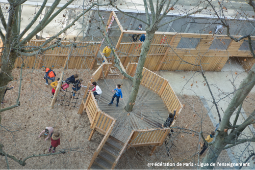 OASIS Schoolyards - @Fédération de Paris - Ligue de l'enseignement, Marion Pouliquen