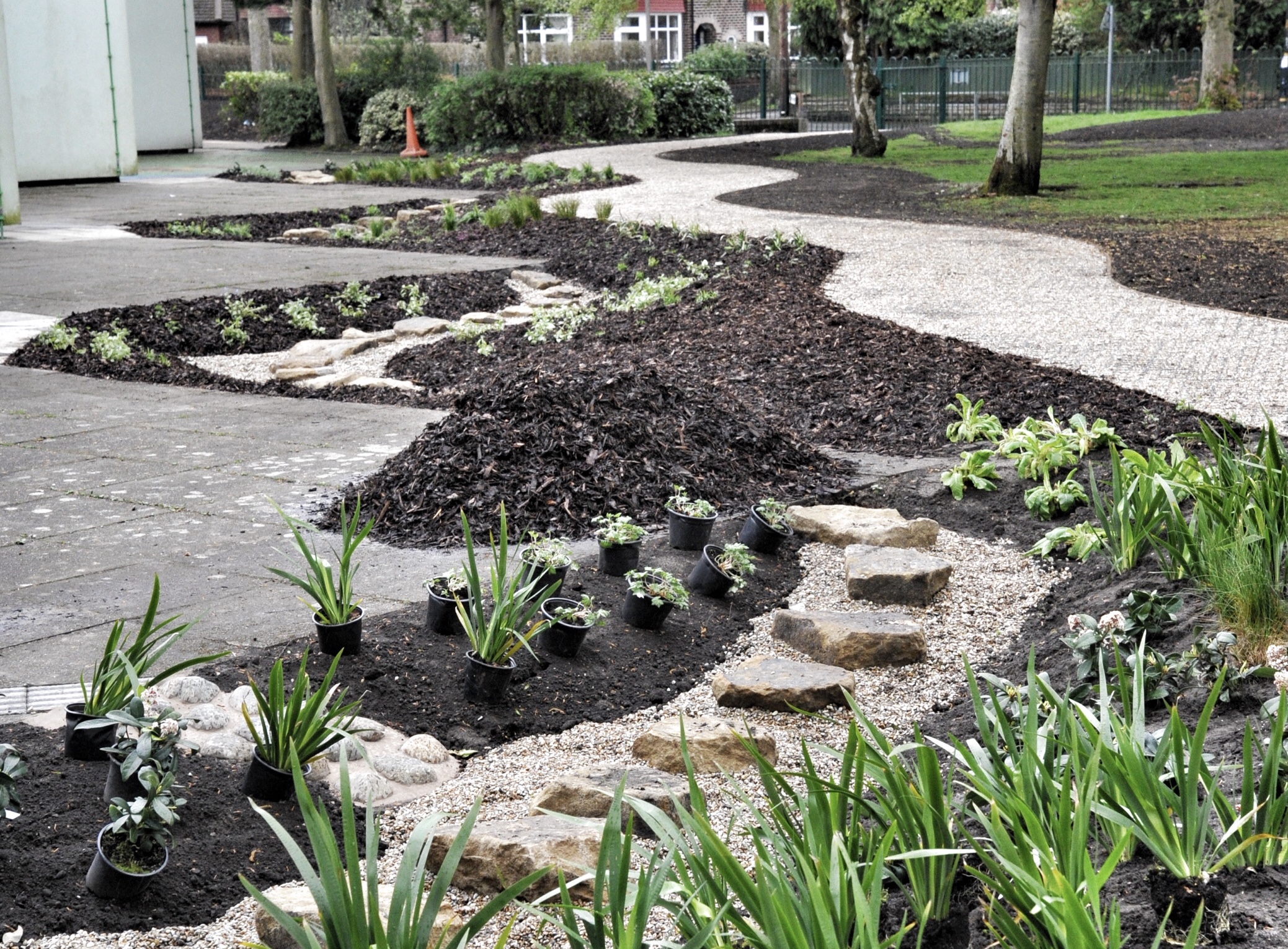 SuDS at Moorland Junior School