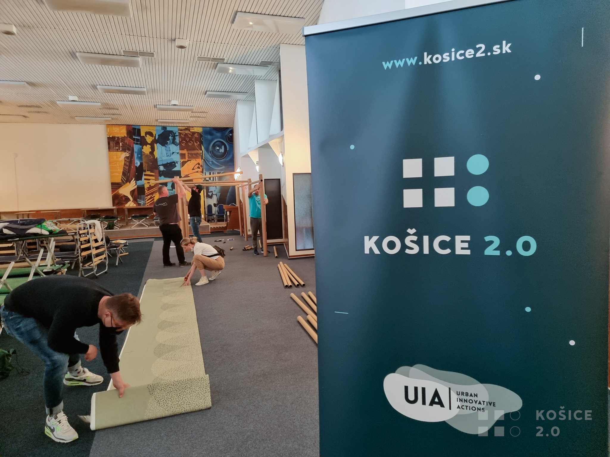 Cross-sectoral cooperation under the Košice 2.0 project led to an innovative solution for the refugee centre