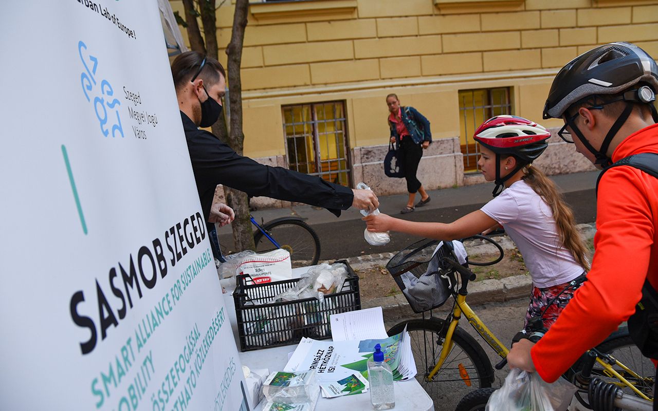 Free Surprise Breakfast for Szeged’s Bikers: Thirty Thousand Choose Cycling in Szeged Every Day