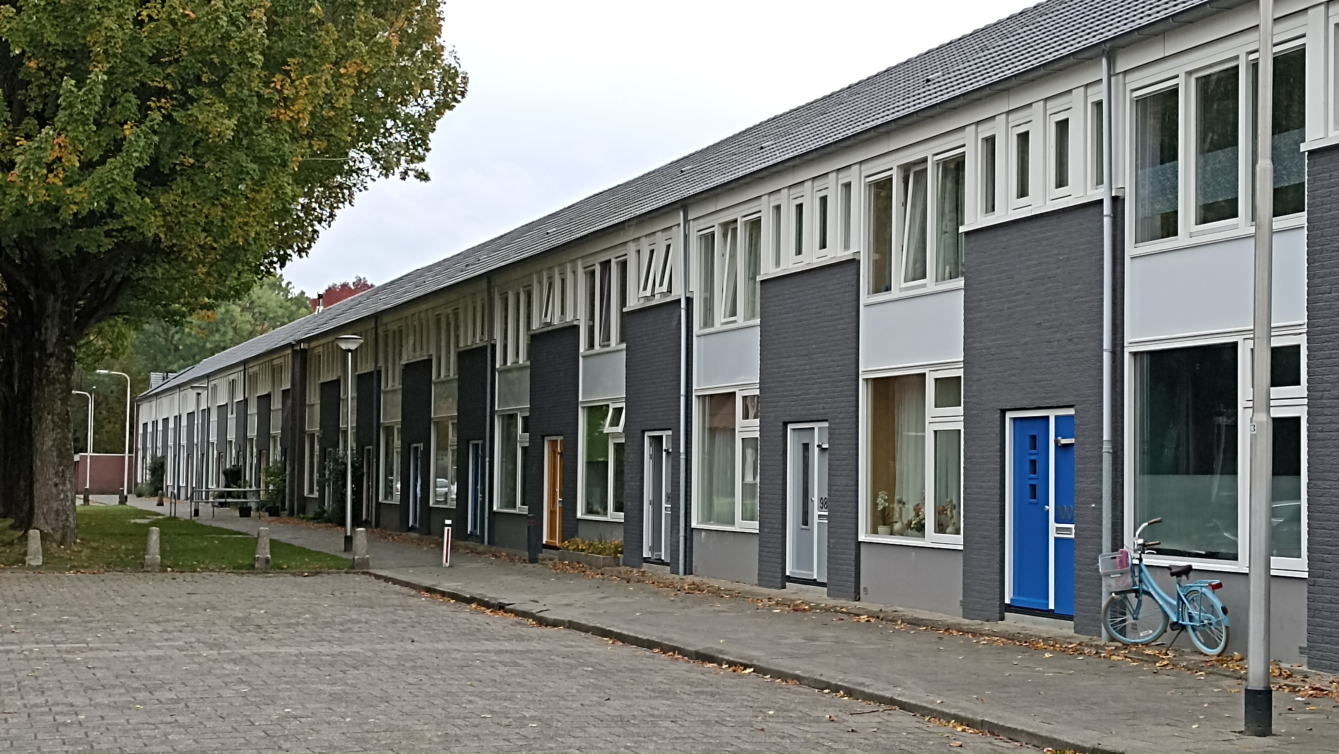 Uniform buildings hiding identity and individuality 