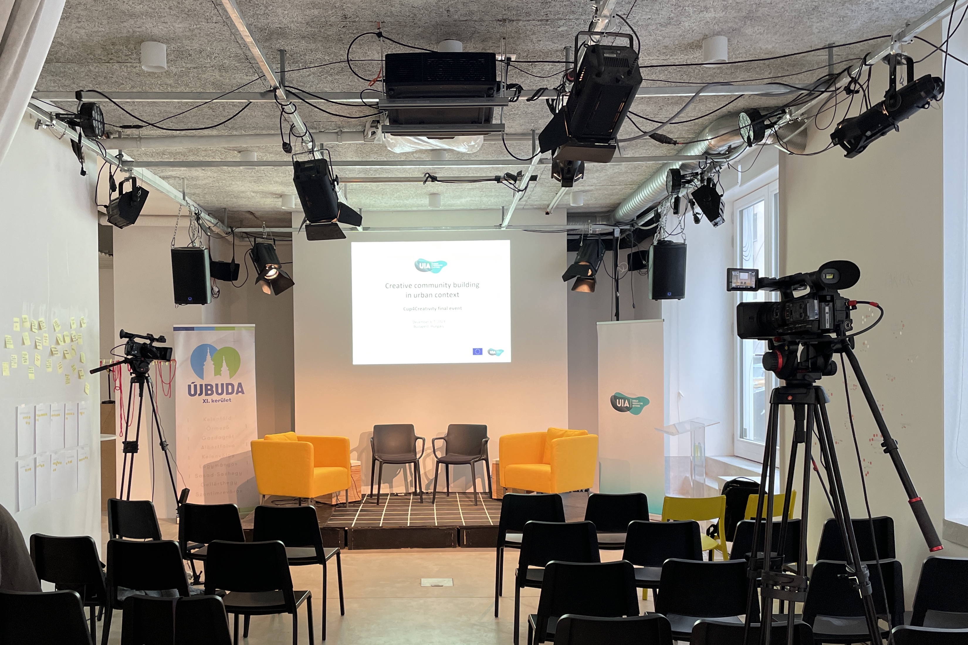 Conference preparation at Insert (Photo by Levente Polyak)