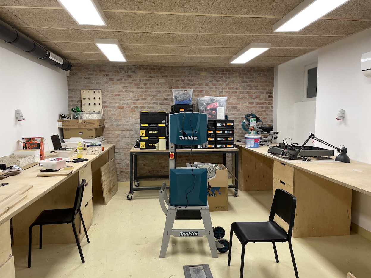Adaptér's workshop space