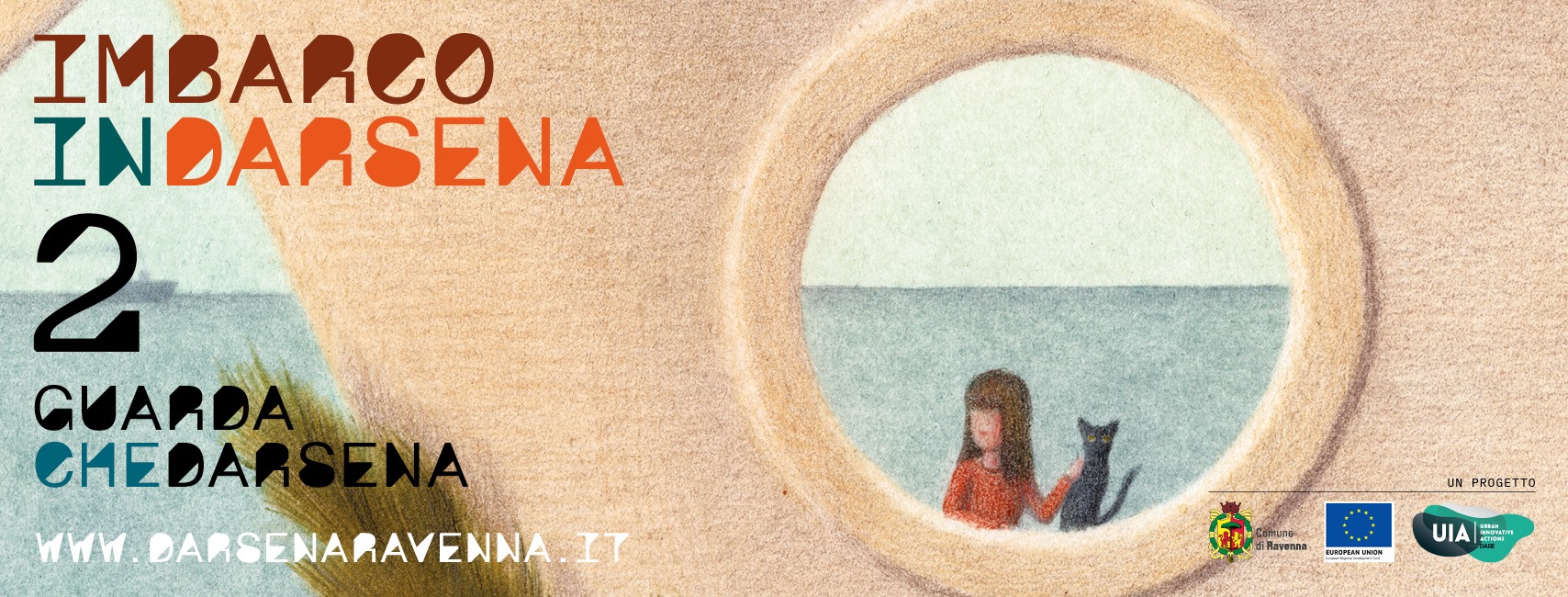 Flyer for event in the Darsena