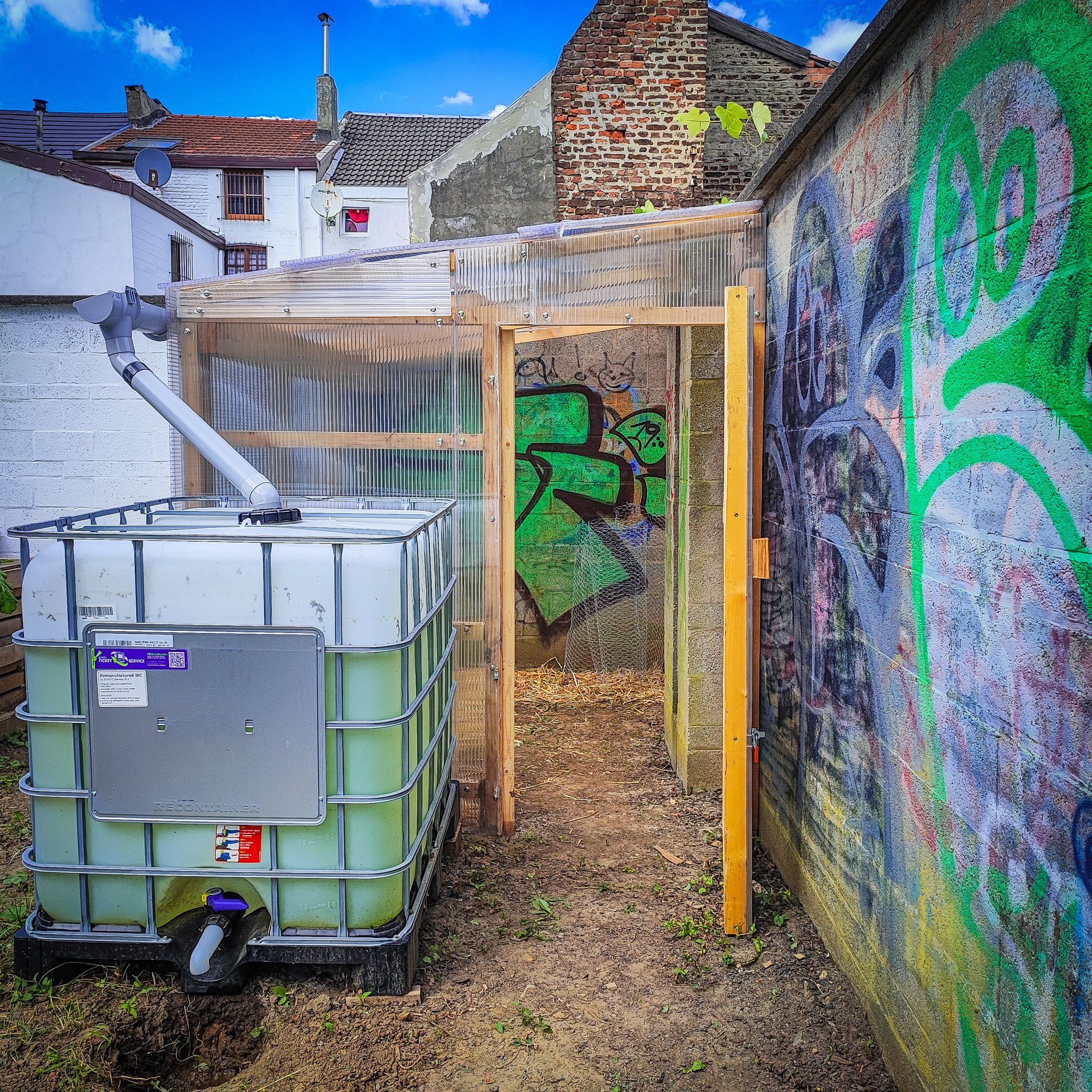 A new vegetable garden at Seraing Cultural Centre