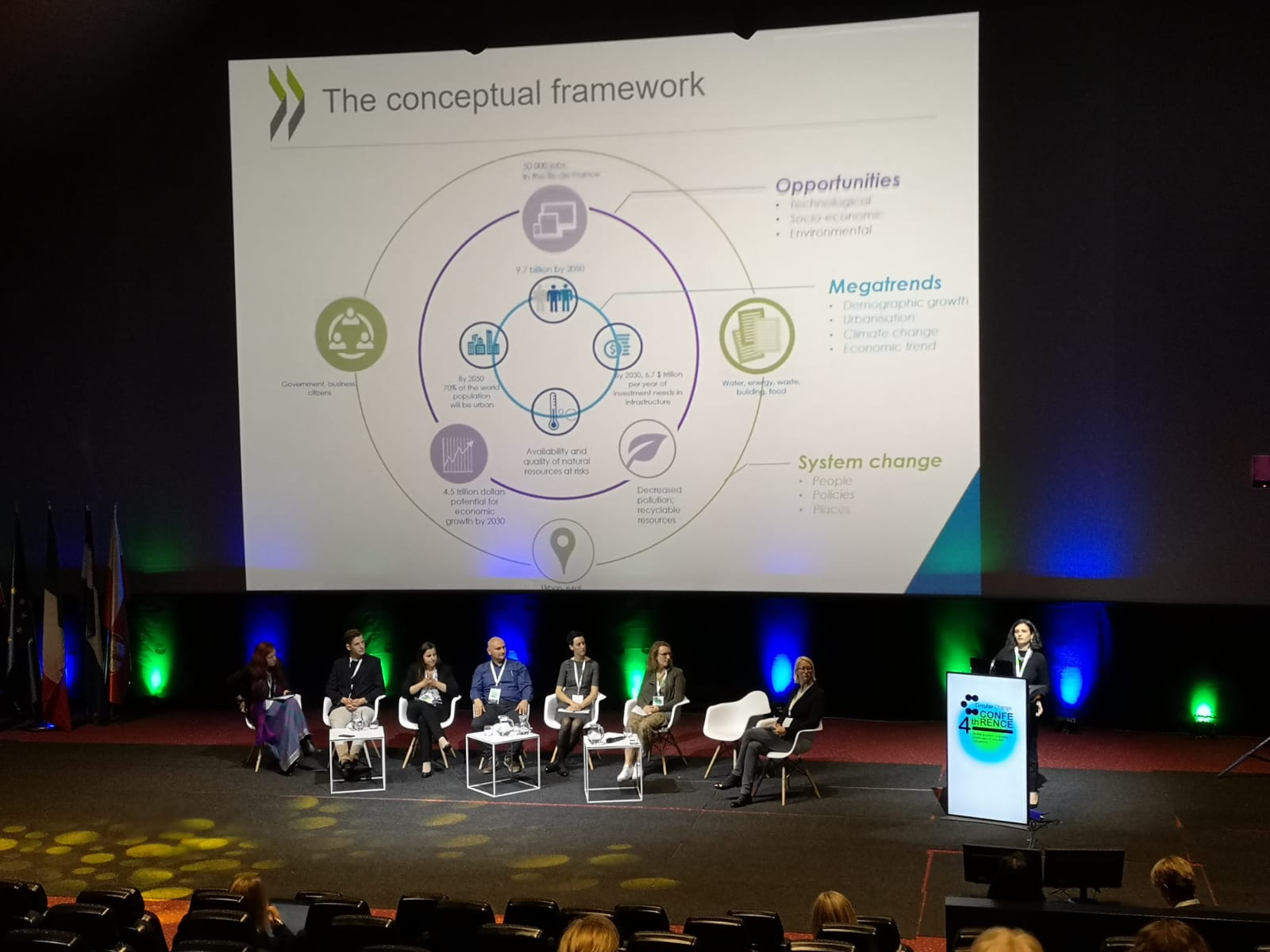 Ms Oreana Romano presenting