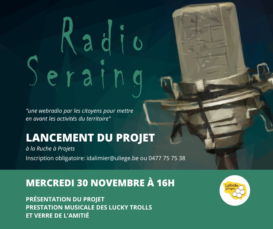Radio Seraing: one of the last projects supported by la Ruche à projets