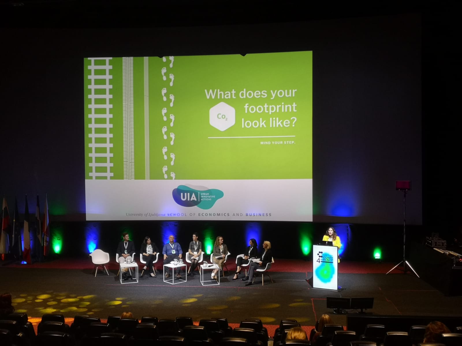 Ms Mihaela Sugic presenting