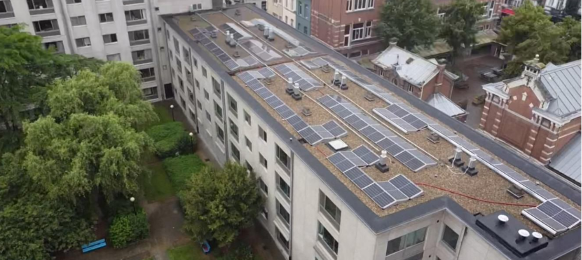 PVs on care home © Ecopower