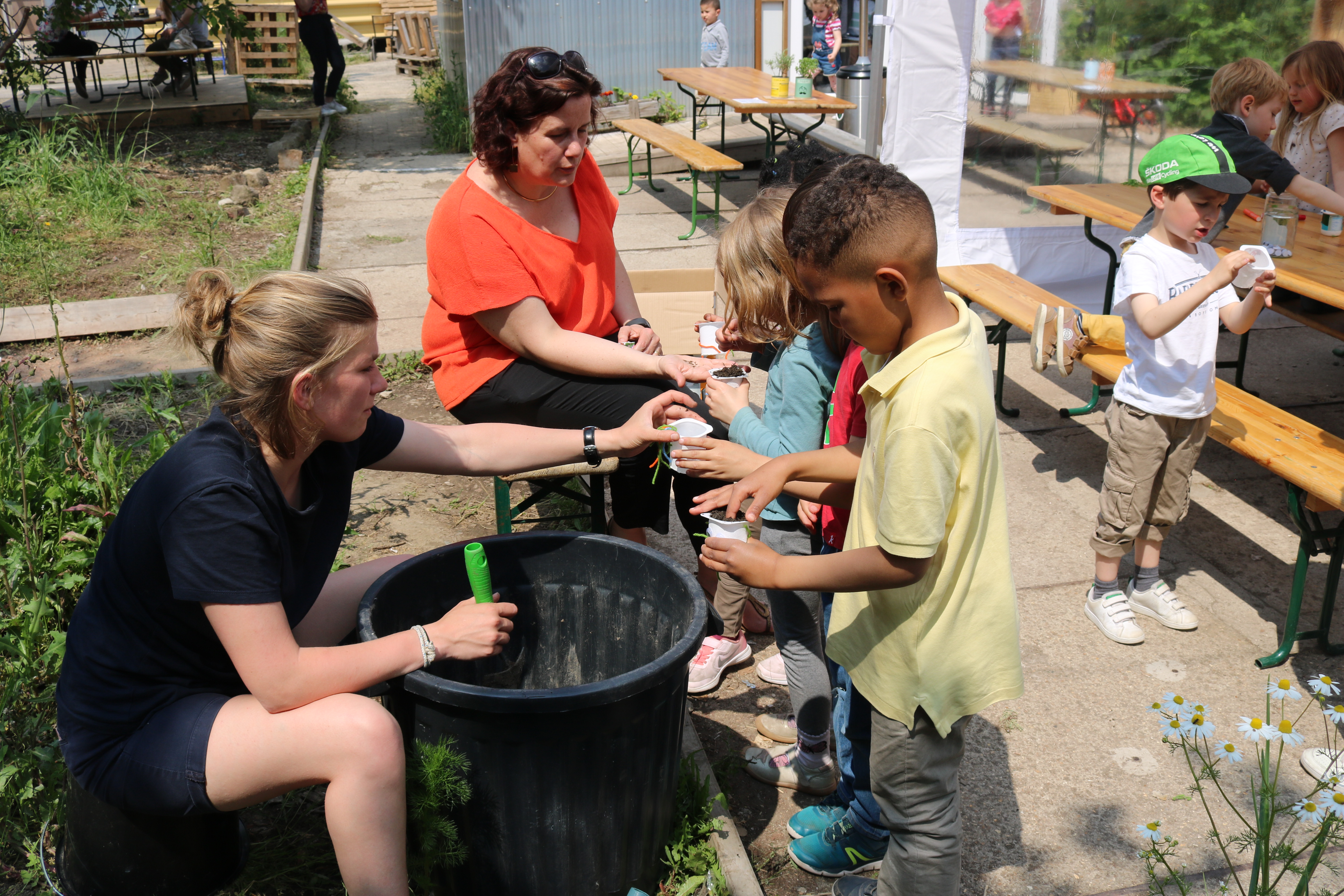 Workshop with children (C)Yncréa Hauts-de-France