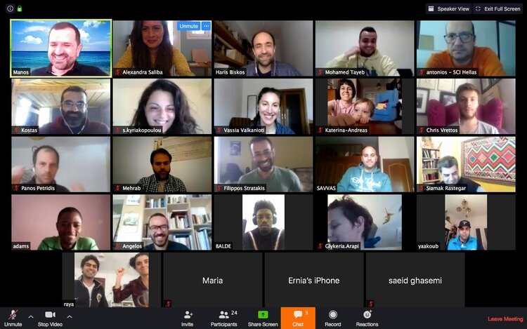 Co-Athens online meeting