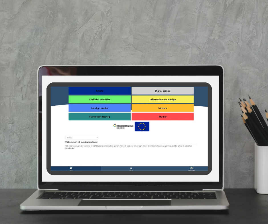 Digital news from Växjö: A web application to facilitate integration of foreign-born is now in place.