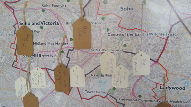 Map of the USE-IT area