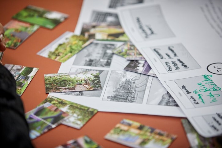 Picture of the brainstorming at one citizen engagement workshop