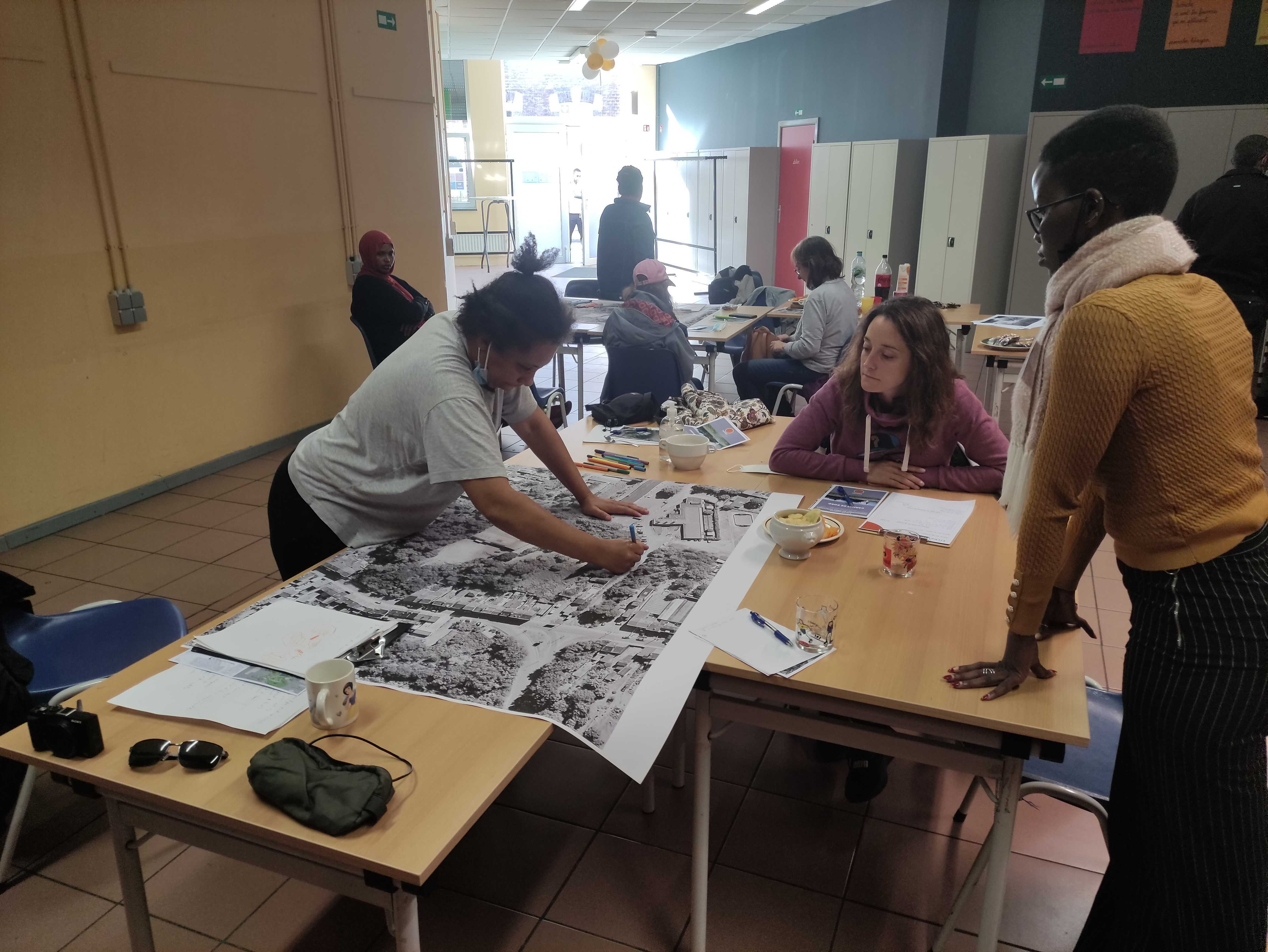 Co-design workshop for a green area