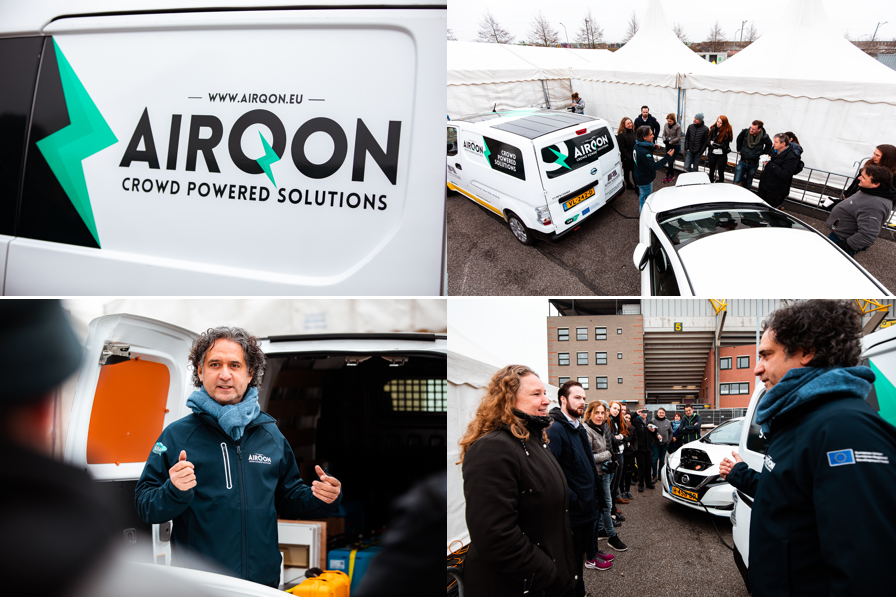 Demonstrating the AIRQON solution before an event