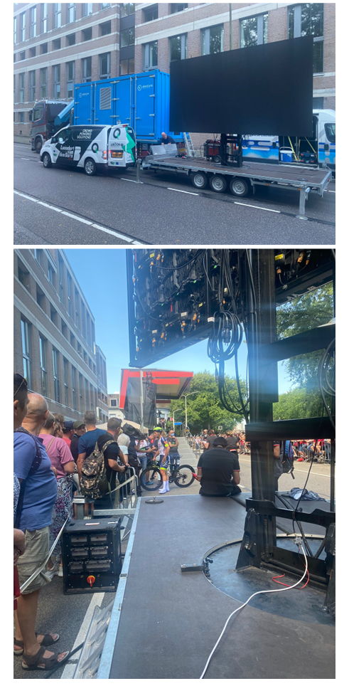 AirQon powering Stage 2 of La Vuelta (source: Stephan La Haye)