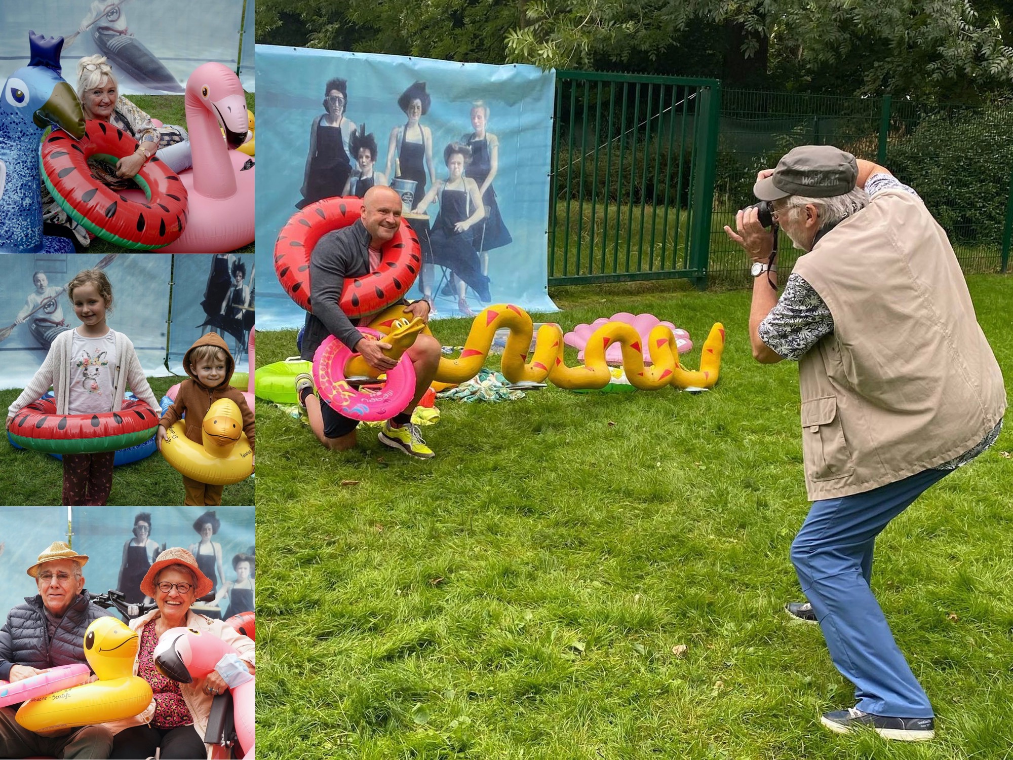 Photobooth organized for The Summer of Neptune event (photo credit Local Photo Club of Wondelgem)