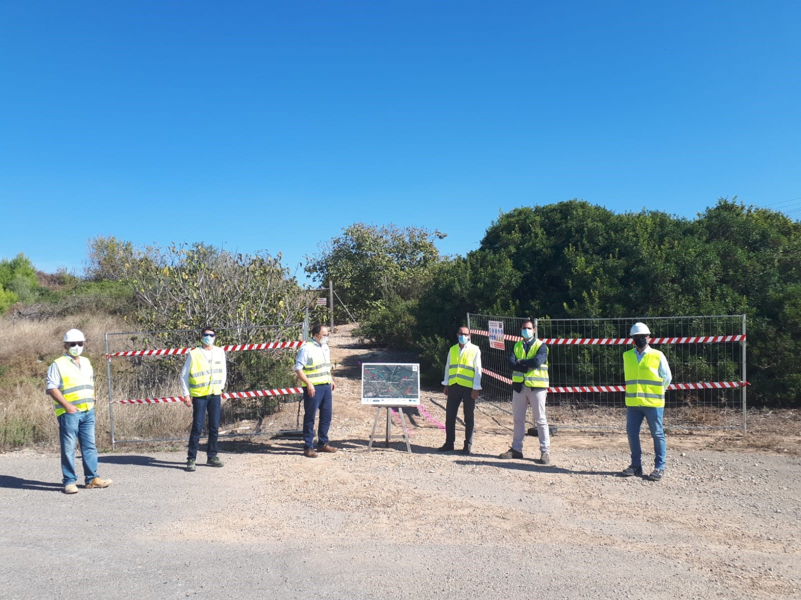 The start of the works