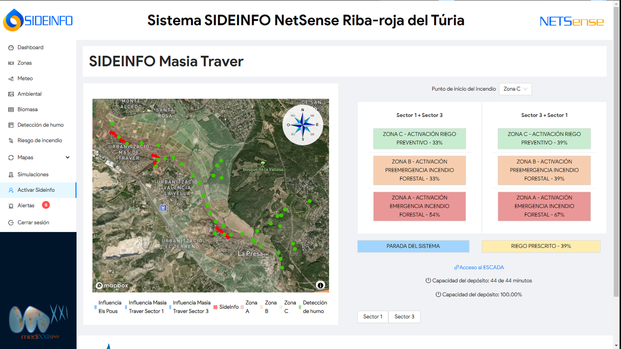 Water Canyon activation screen