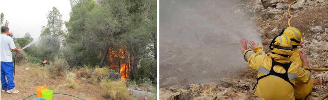 Response to wildfires