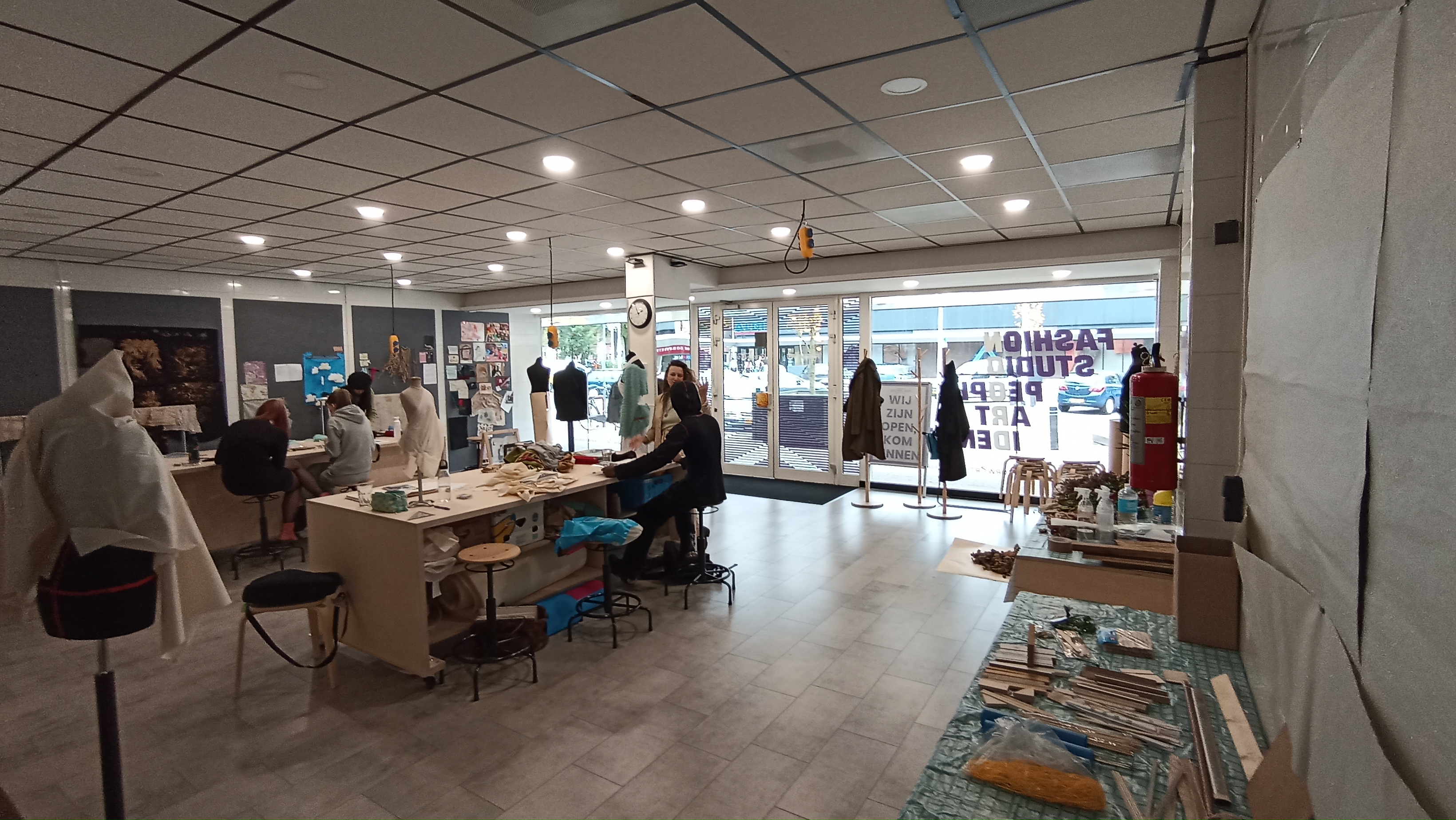 The workshop interior