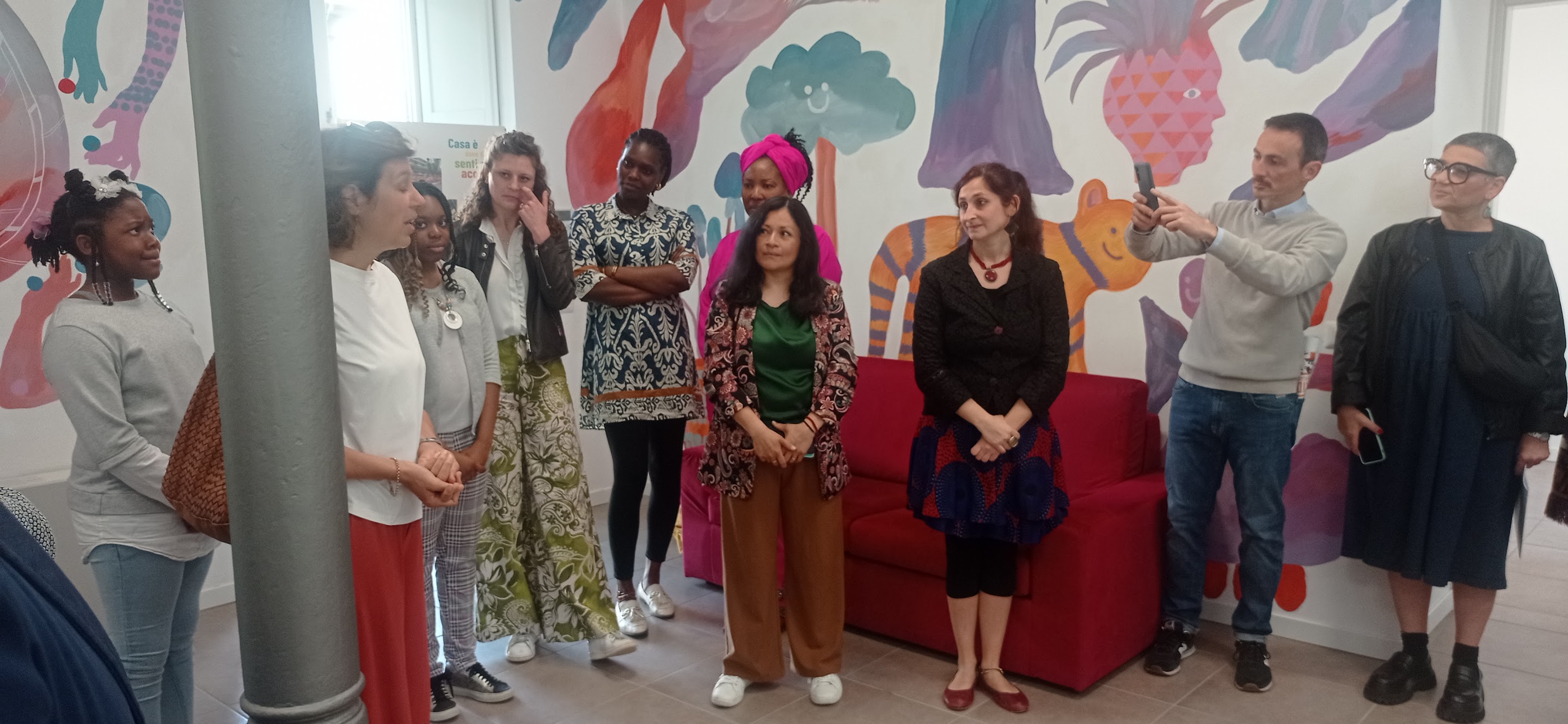 inauguration, cohousing, bergamo