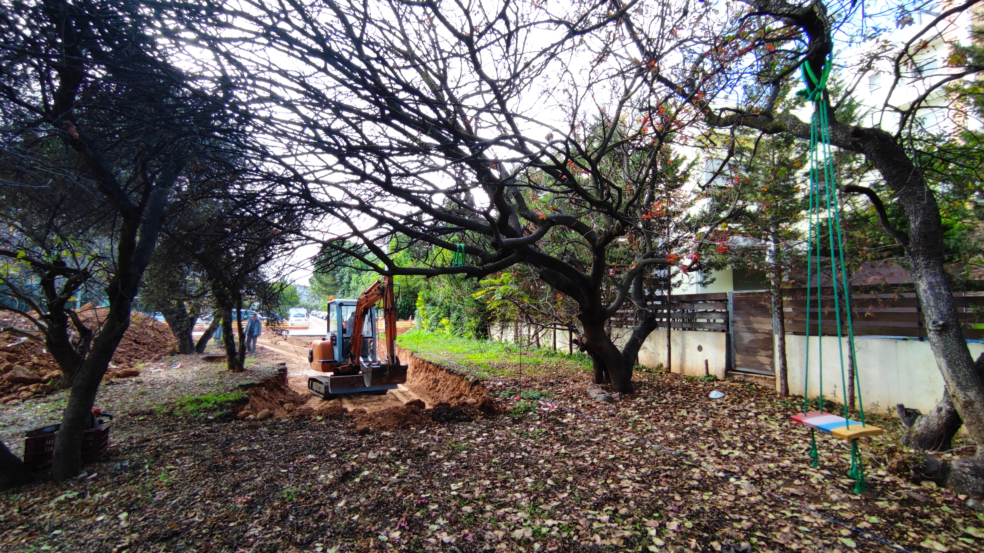 The Eptanisiou street building site