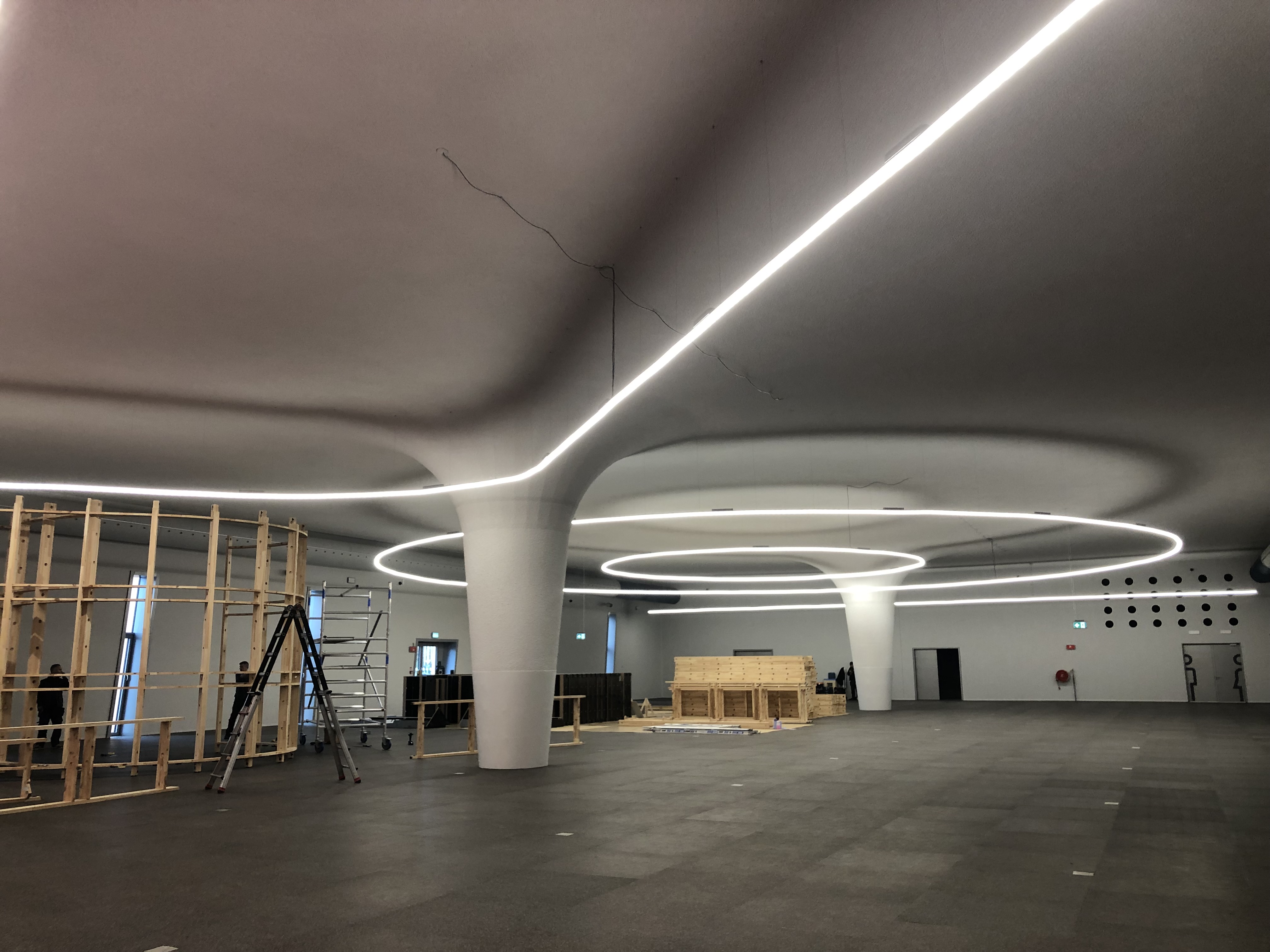 The hall where the science gallery developed by the project will be displayed