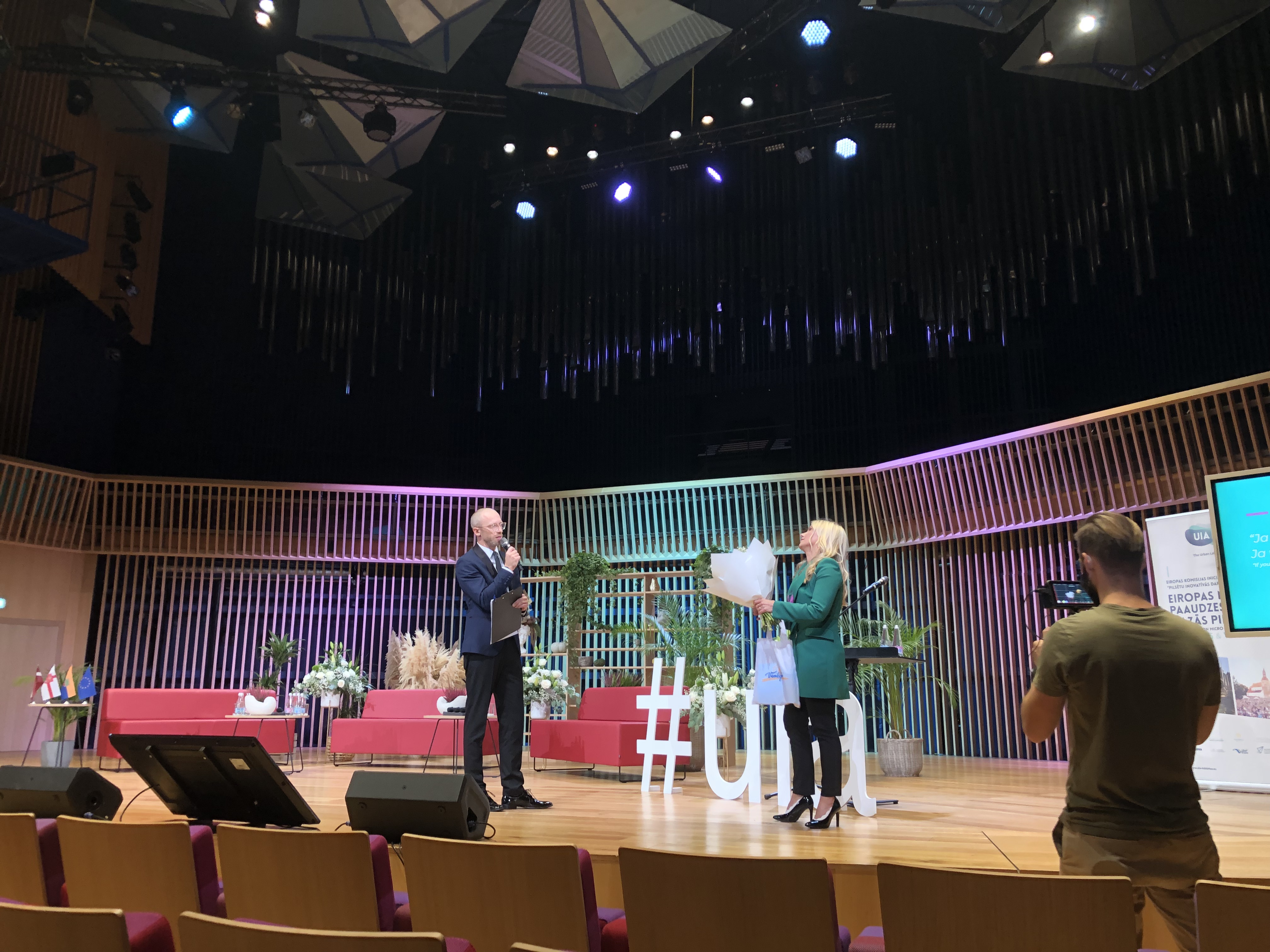 Final project event at the Music Hall in Ventspils