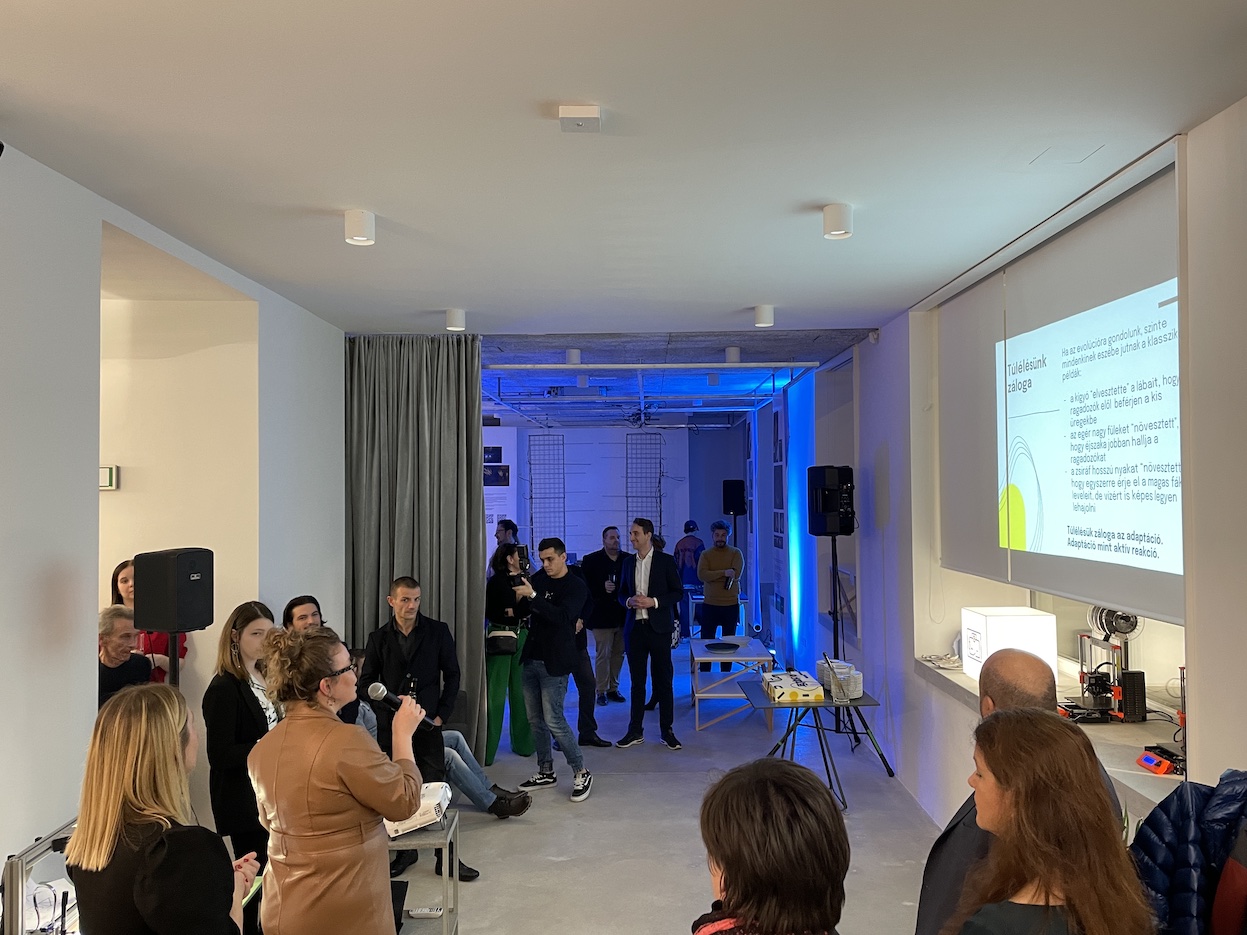 The inauguration of the Adaptér in December 2022. Photo by Levente Polyak