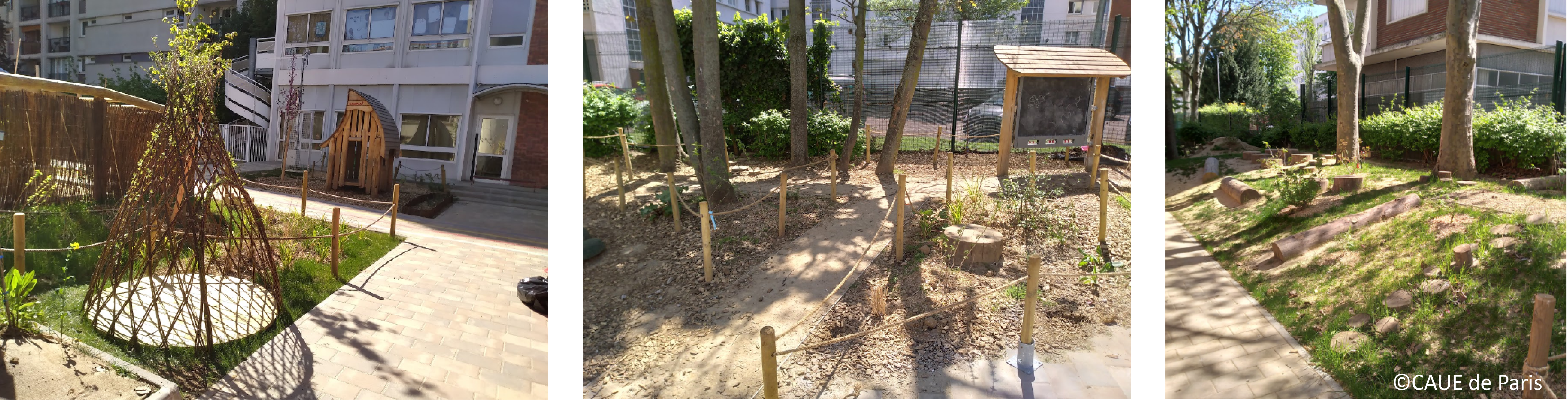 The OASIS Schoolyard of the Jean Dolent kindergarten is included in the 15-min city initiative for open schoolyards on Saturdays 