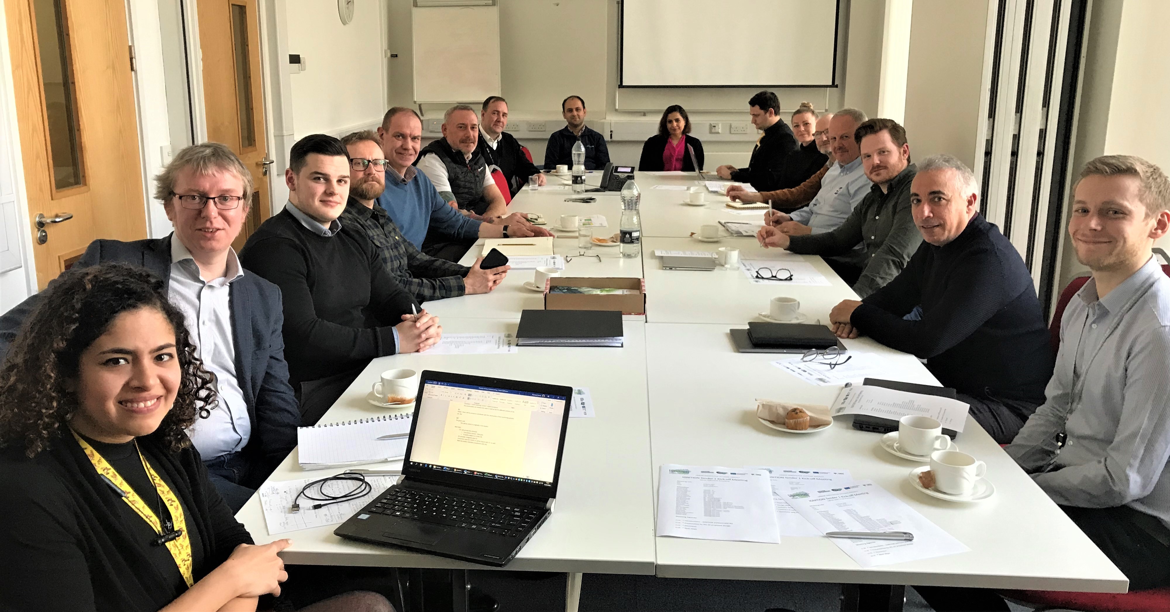 Meeting with different partners and a new contractor of the the Living Lab 