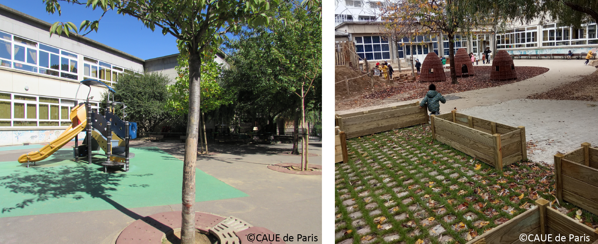 Maryse Hilsz kindergarten before and after the transformation