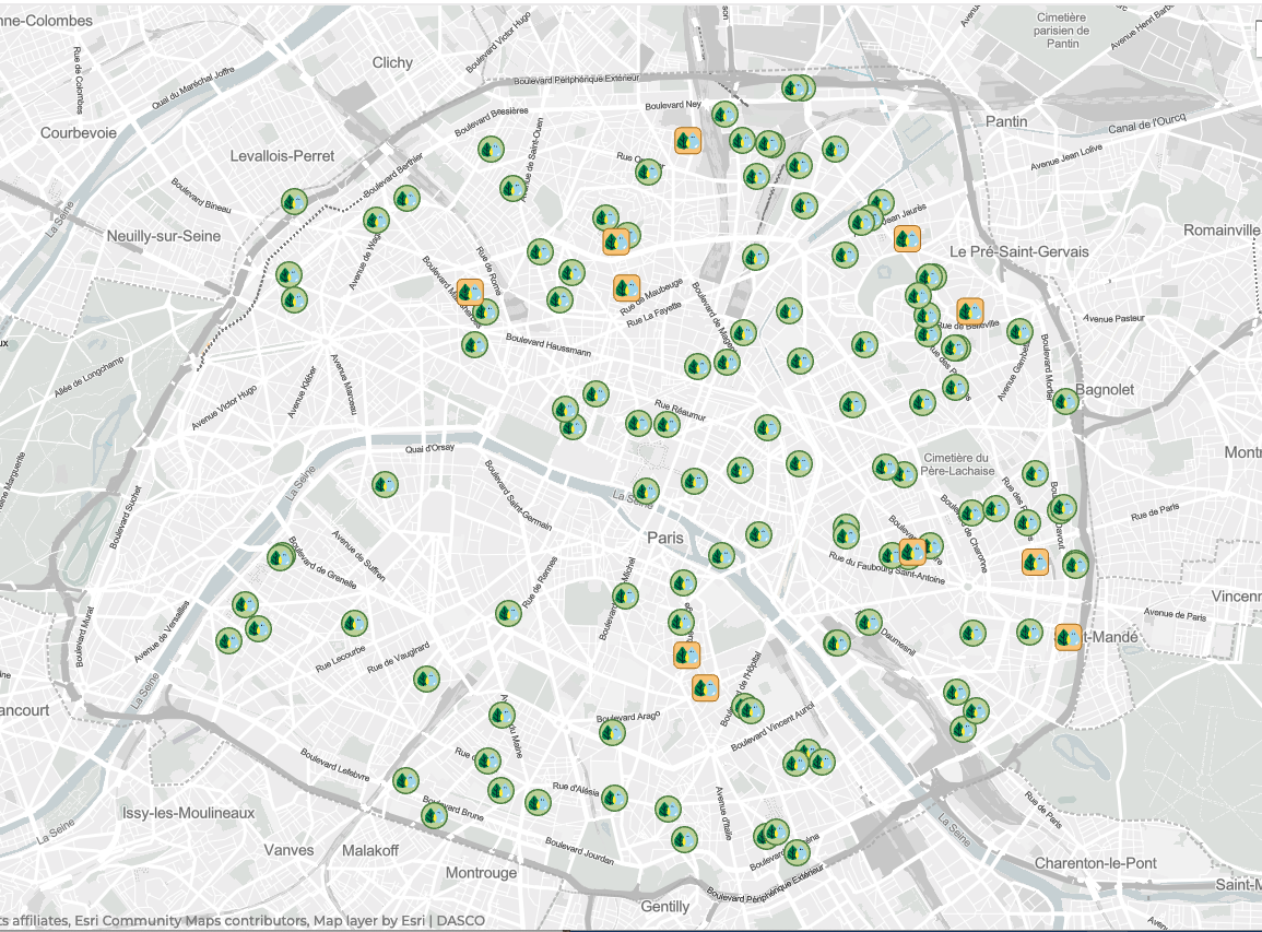 OASIS interactive map