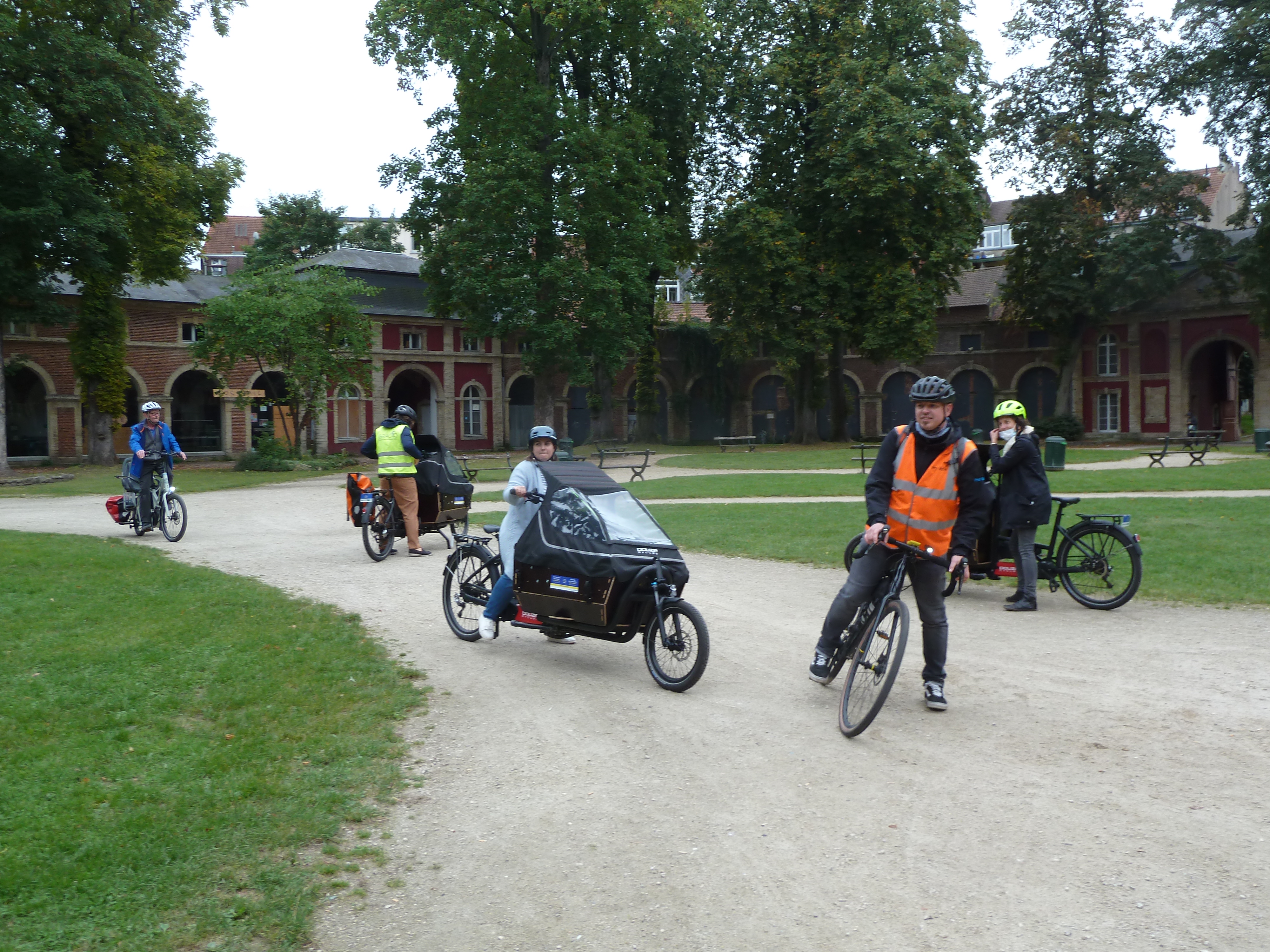 Then off into the traffic