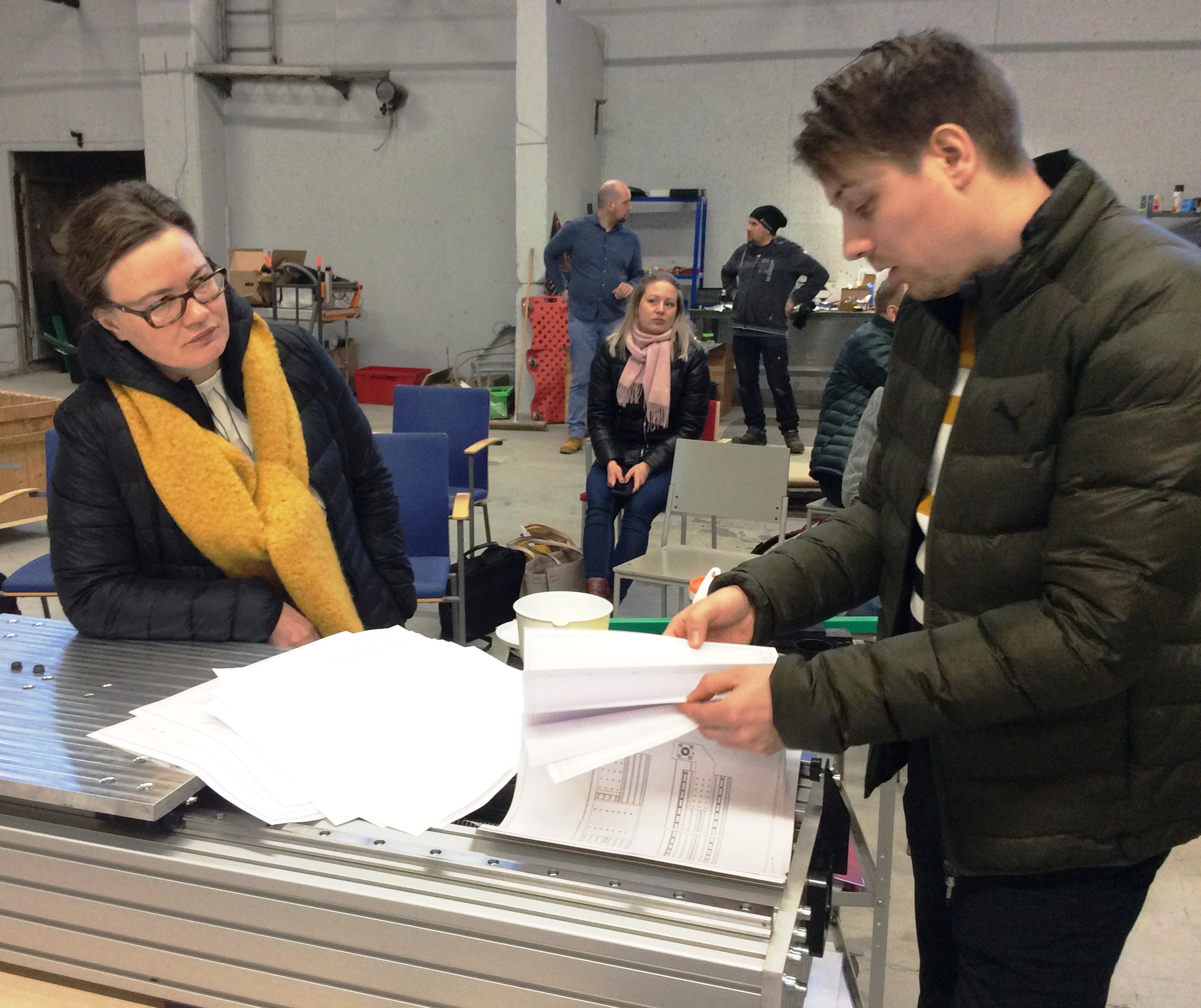 The process of scaling-up the technology in the company Fimatec