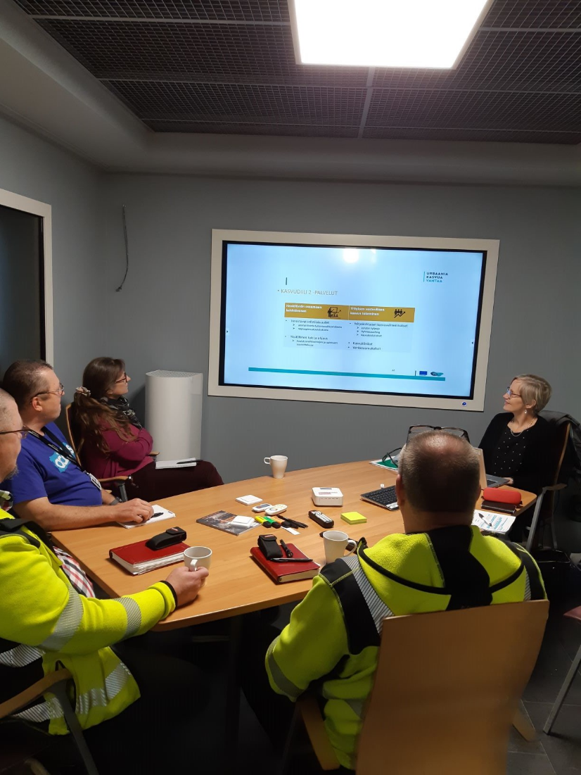 Picture 3: Information session for supervisors and management in one SME