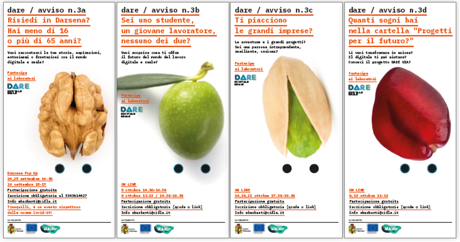 Announcement of storylabs targeting four different social groups