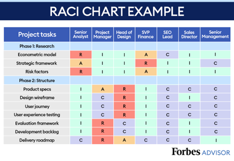 Figure 5 - RACI Chart Example