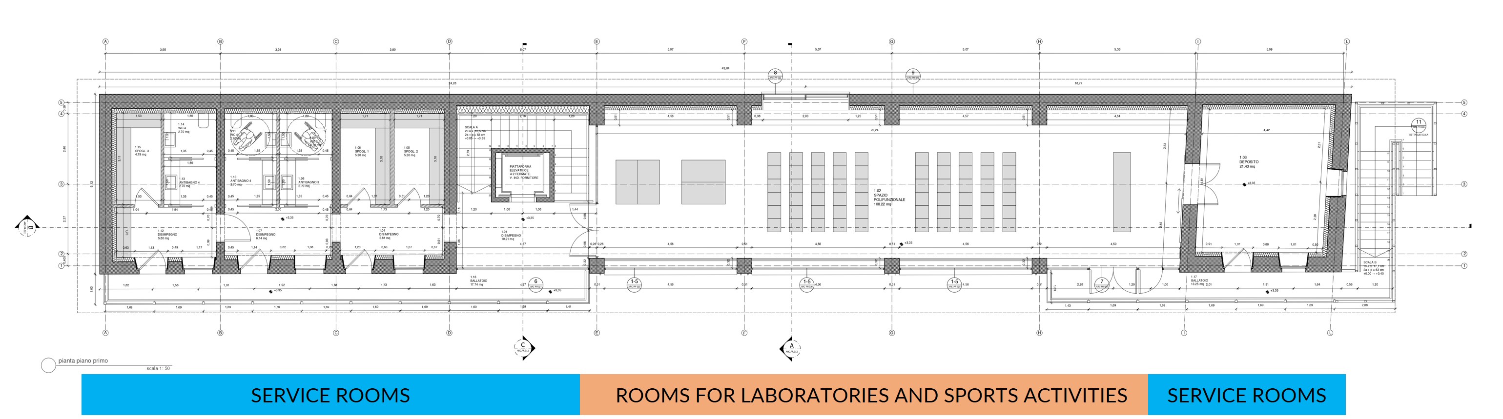 Cascina, Serassi,1stfloor