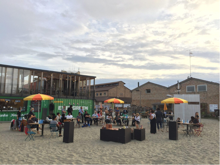 Community event at Darsena Pop Up. Photo (cc) Eutropian